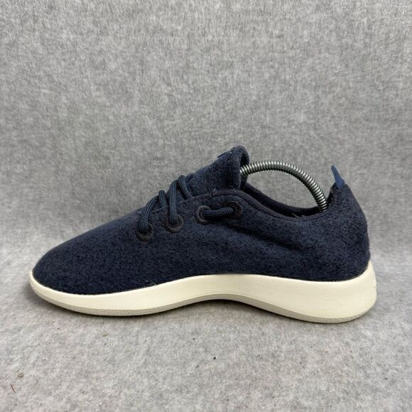 Allbird Wool Runner Women Shoe Size 7 Blue White Low Top Casual Everyday Sneaker - Picture 7 of 9